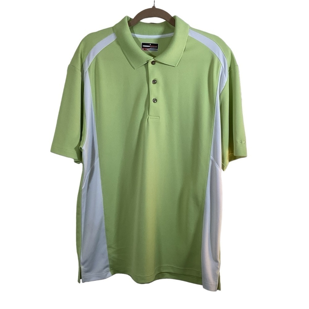Grand Slam Performance NWT Men’s Green And White Golf Shirt.  Size XL